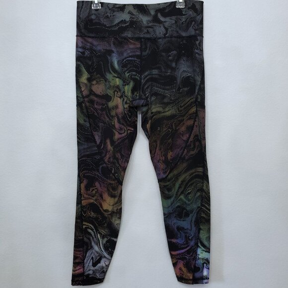 Athleta Lightning Swirl Reflective 7/8 Tight High-Rise in Supersonic Size LT - Picture 6 of 16